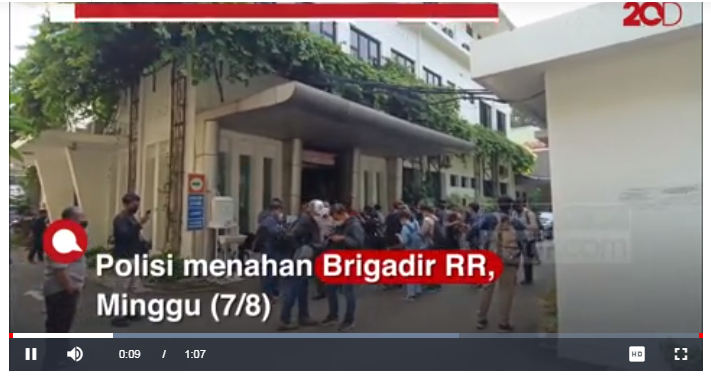 Babak Baru Kasus Brigadir J: Brigadir Ricky Tersangka Pembunuhan Berencana