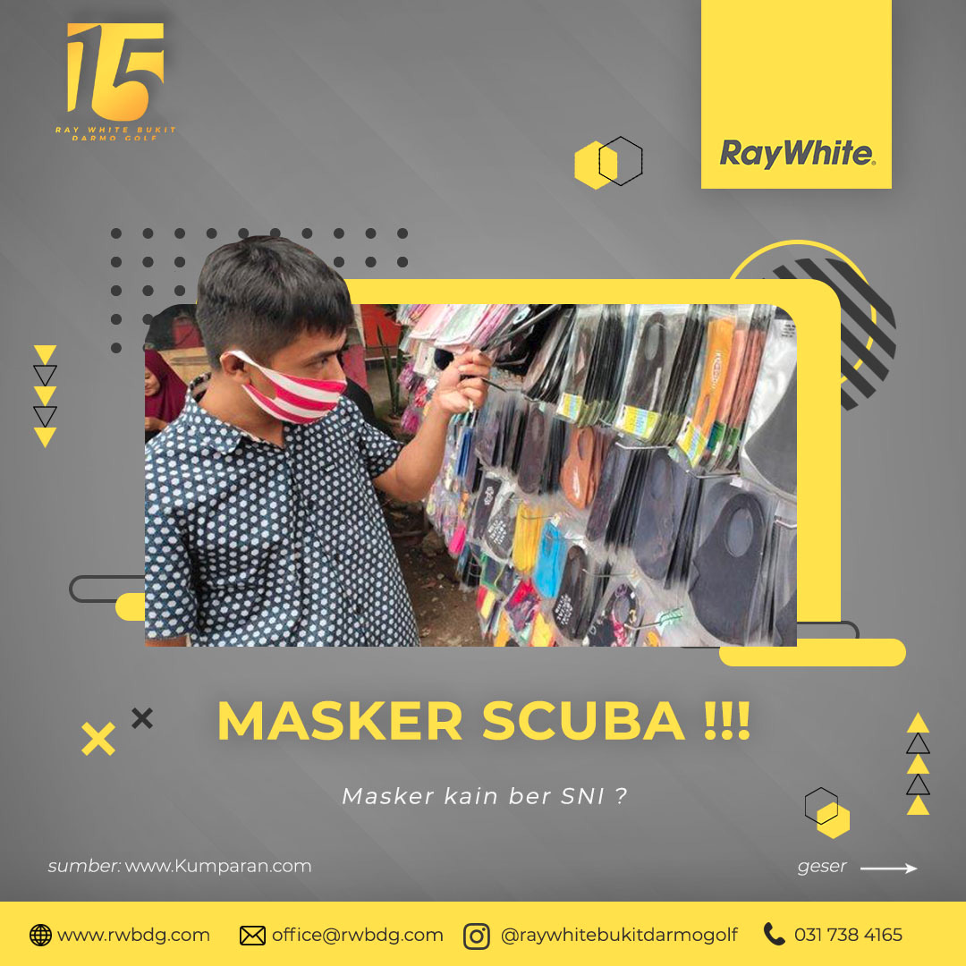 Masker Scuba! Masker kain ber SNI?