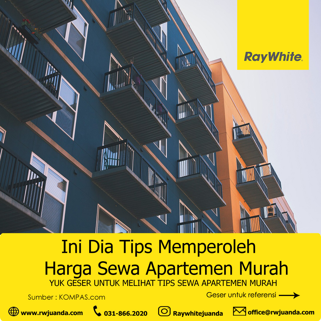 TIPS MEMPEROLEH HARGA SEWA APARTEMEN MURAH