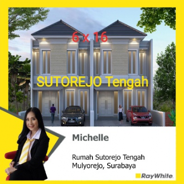 Dijual rumah baru di Sutorejo Tengah